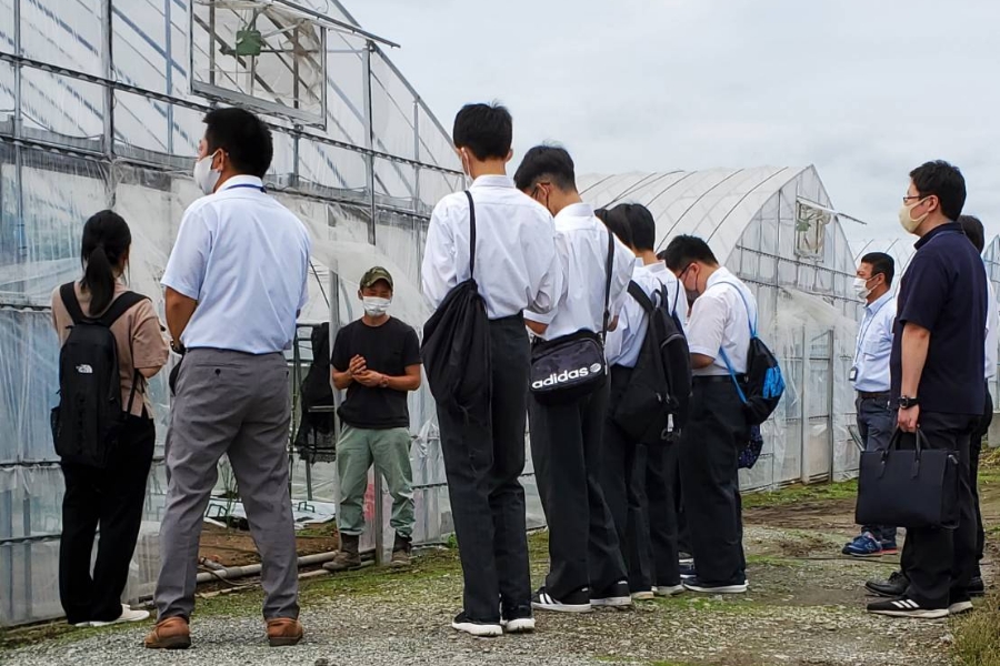 支援学校の高校生の授業